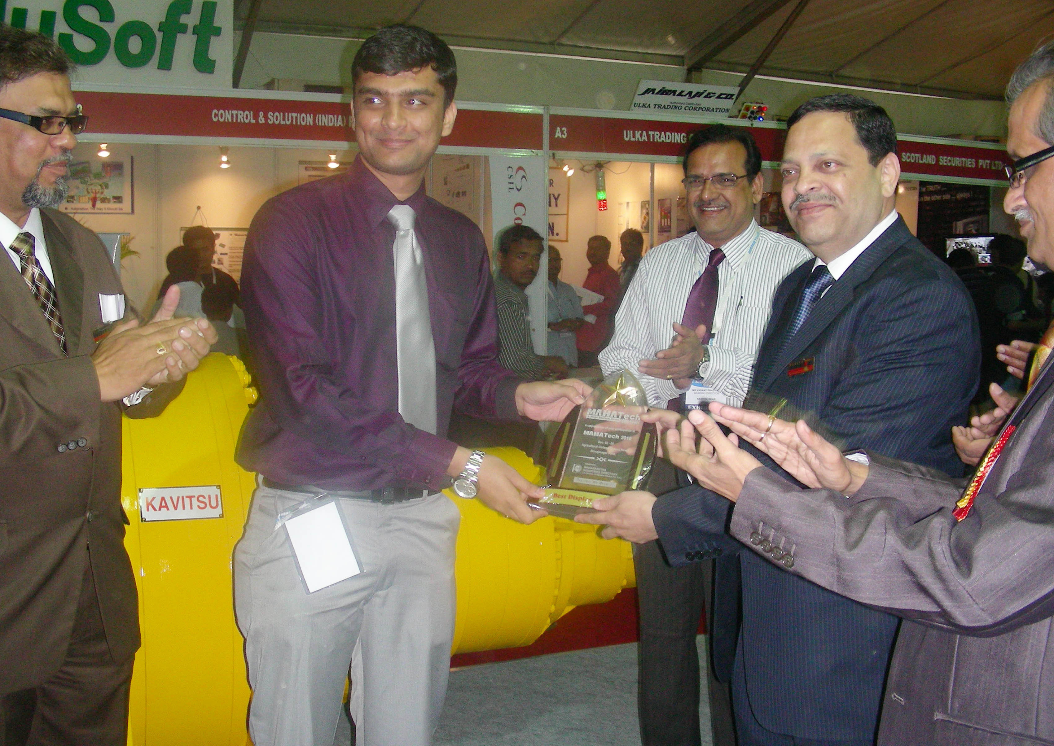 First Best Display Award in Mahatech 2010 Exhibition